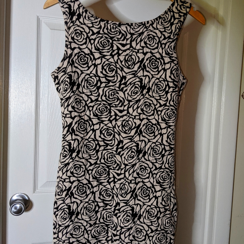 Floral Print Bodycon Cutout Mini Dress